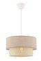 Opviq Echo Lámpara de araña Crema y Beige